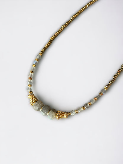 Collier Sissi en Labradorite