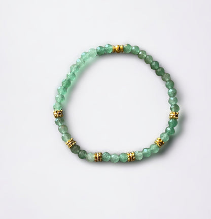 Bracelet Eden en Aventurine pierres fines