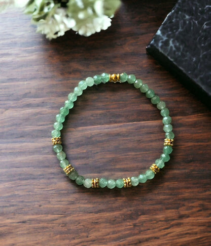 Bracelet Eden en Aventurine pierres fines