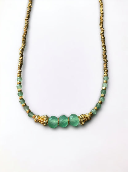 Collier Sissi en Aventurine