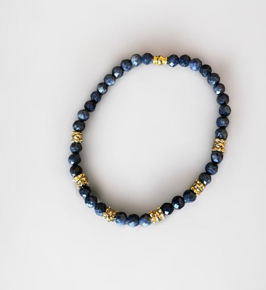 Bracelet Eden en Saphir bleu pierres fines