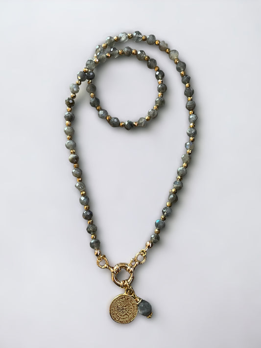 Collier Athena en Labradorite