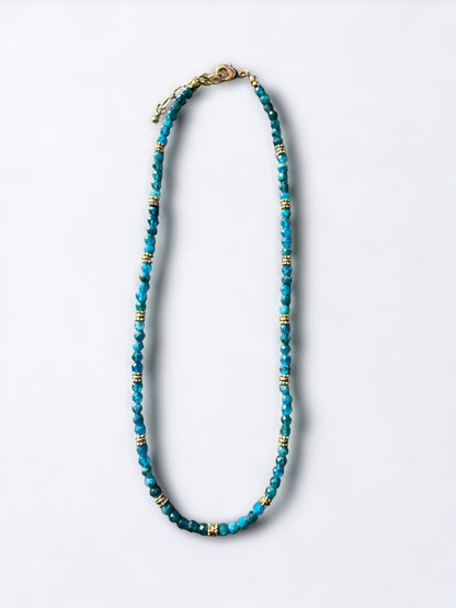 Collier Eden en Apatite pierres fines