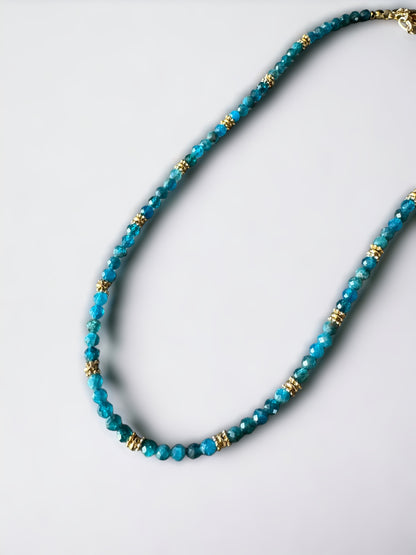 Collier Eden en Apatite pierres fines