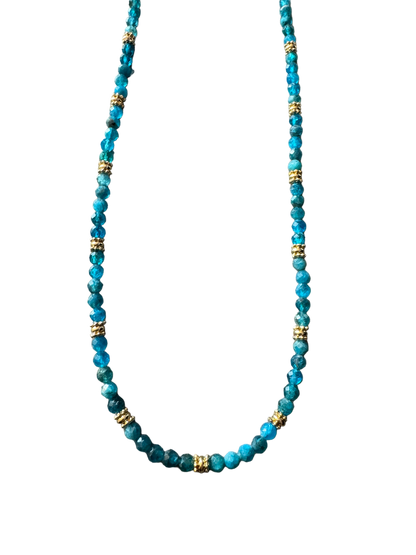 Collier Eden en Apatite pierres fines