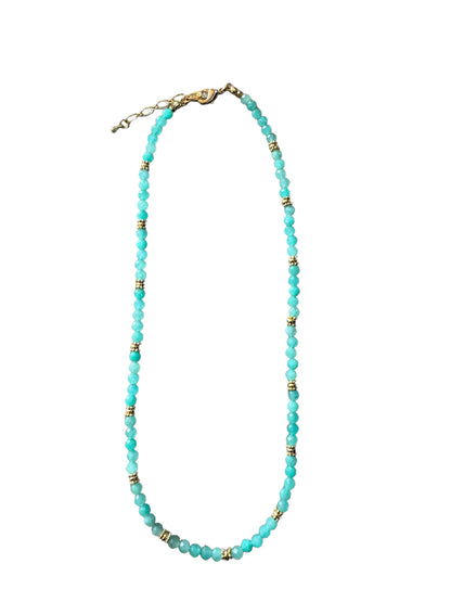 Collier Eden en Amazonite pierres fines