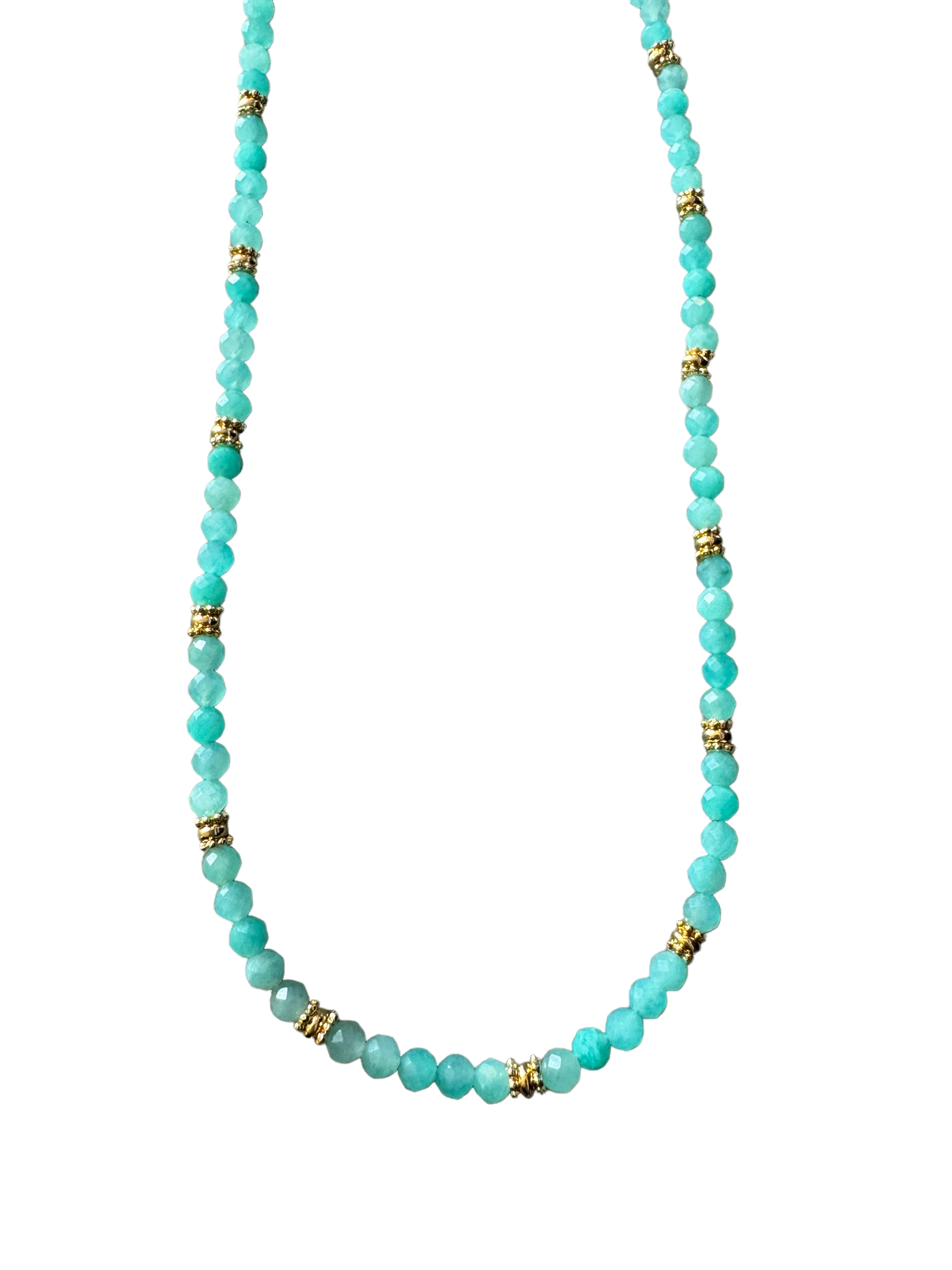 Collier Eden en Amazonite pierres fines