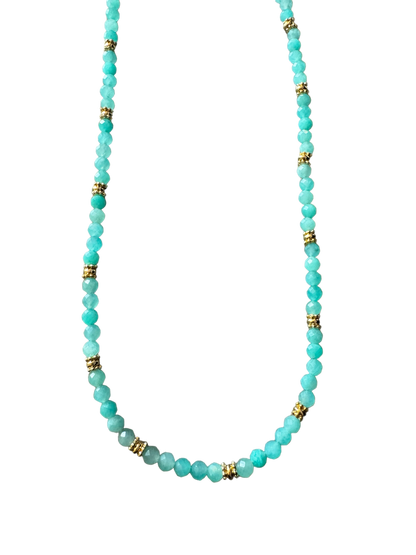 Collier Eden en Amazonite pierres fines