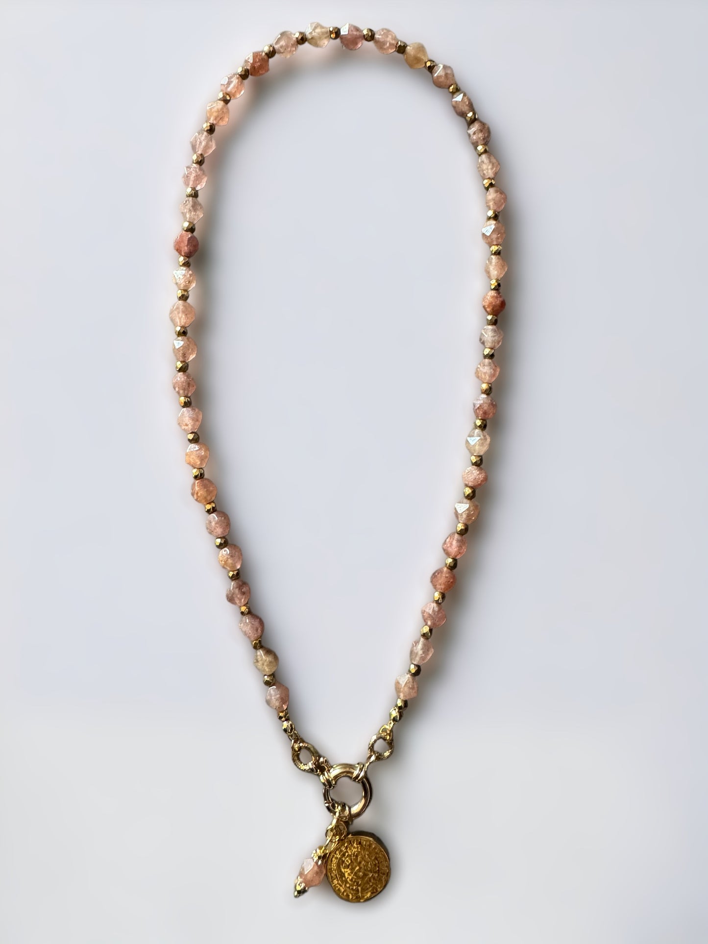 Collier Athena en Quartz fraise