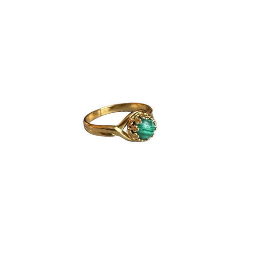 Bague Margot en Malachite