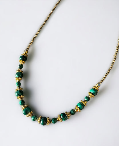 Collier Roma en Malachite