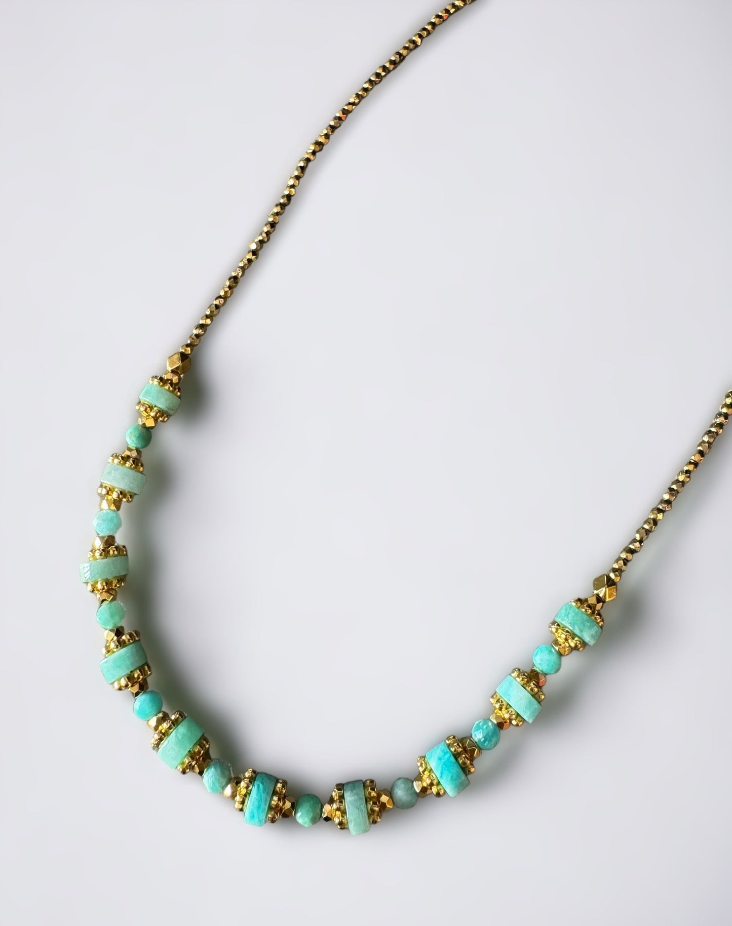 Collier Roma en Amazonite