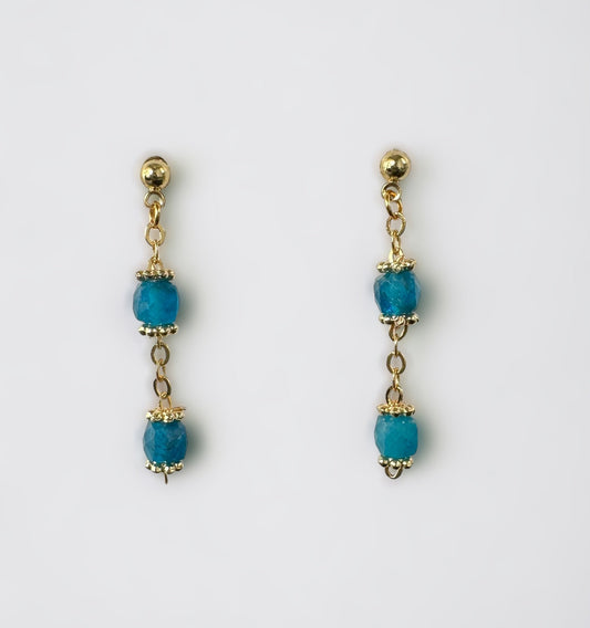 Boucles d'oreilles Jasmine en Apatite