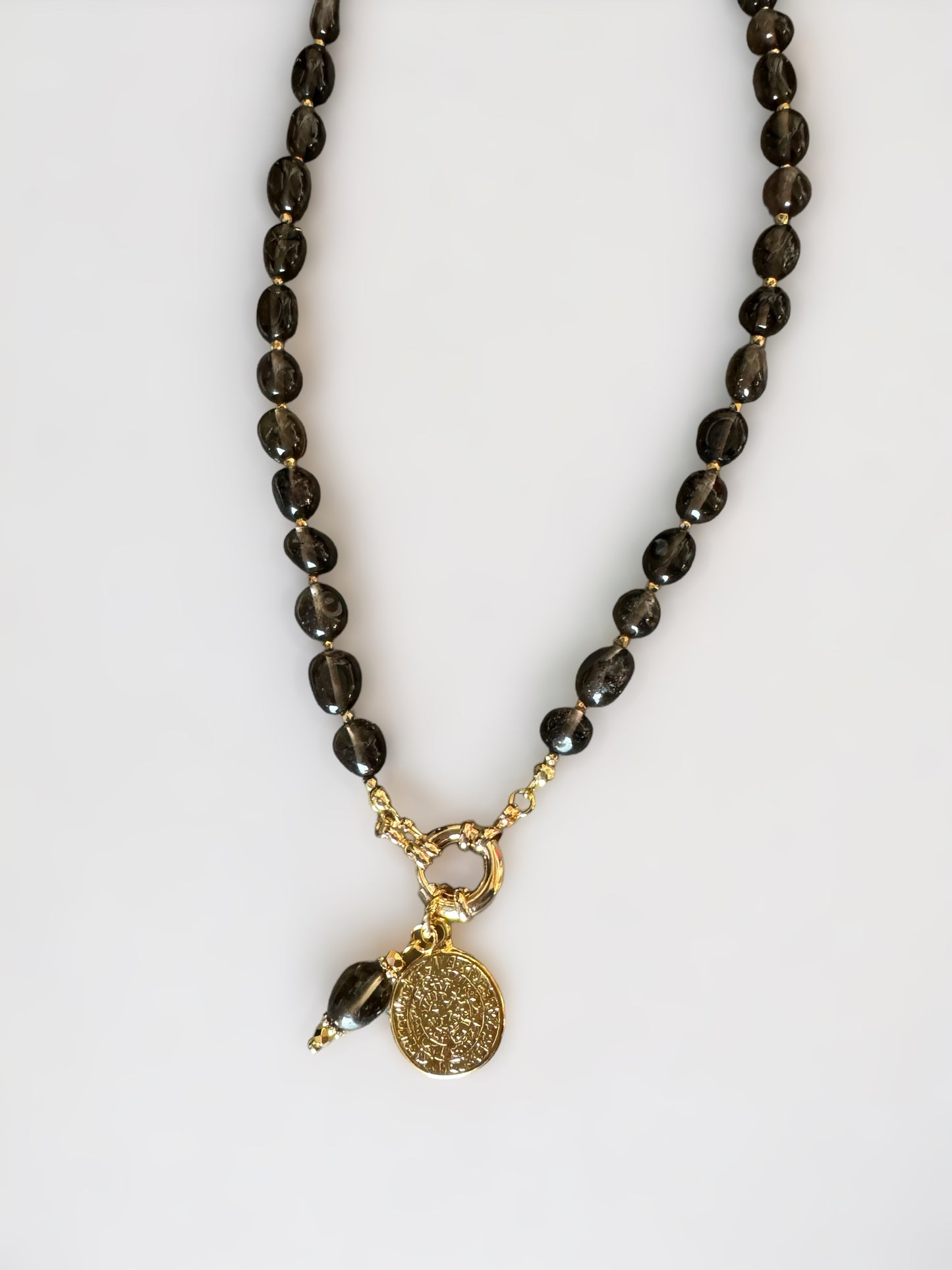 Collier Athena en Quartz fumé