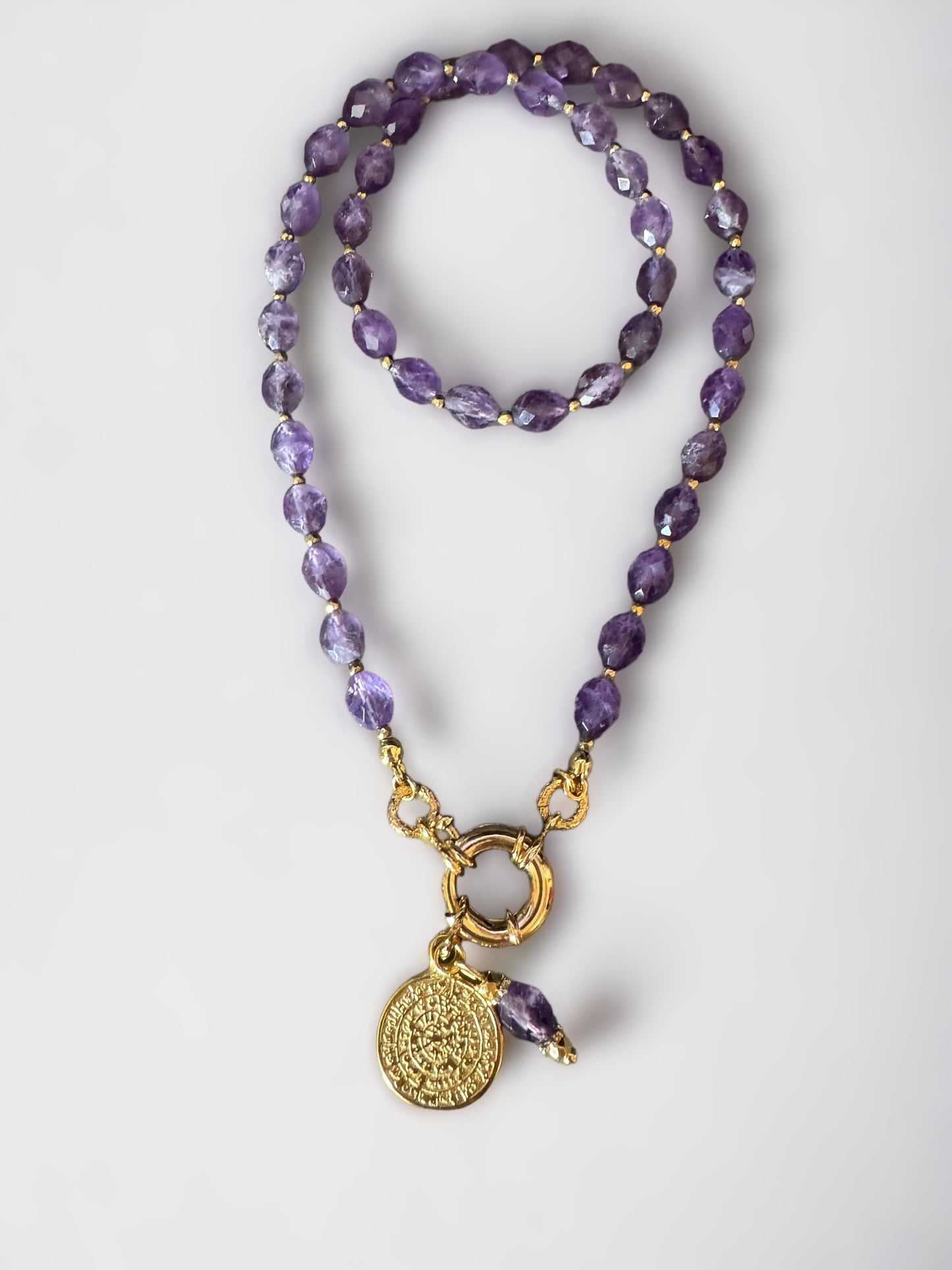 Collier Athena en Amethyste