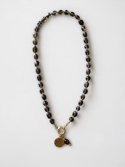 Collier Athena en Quartz fumé