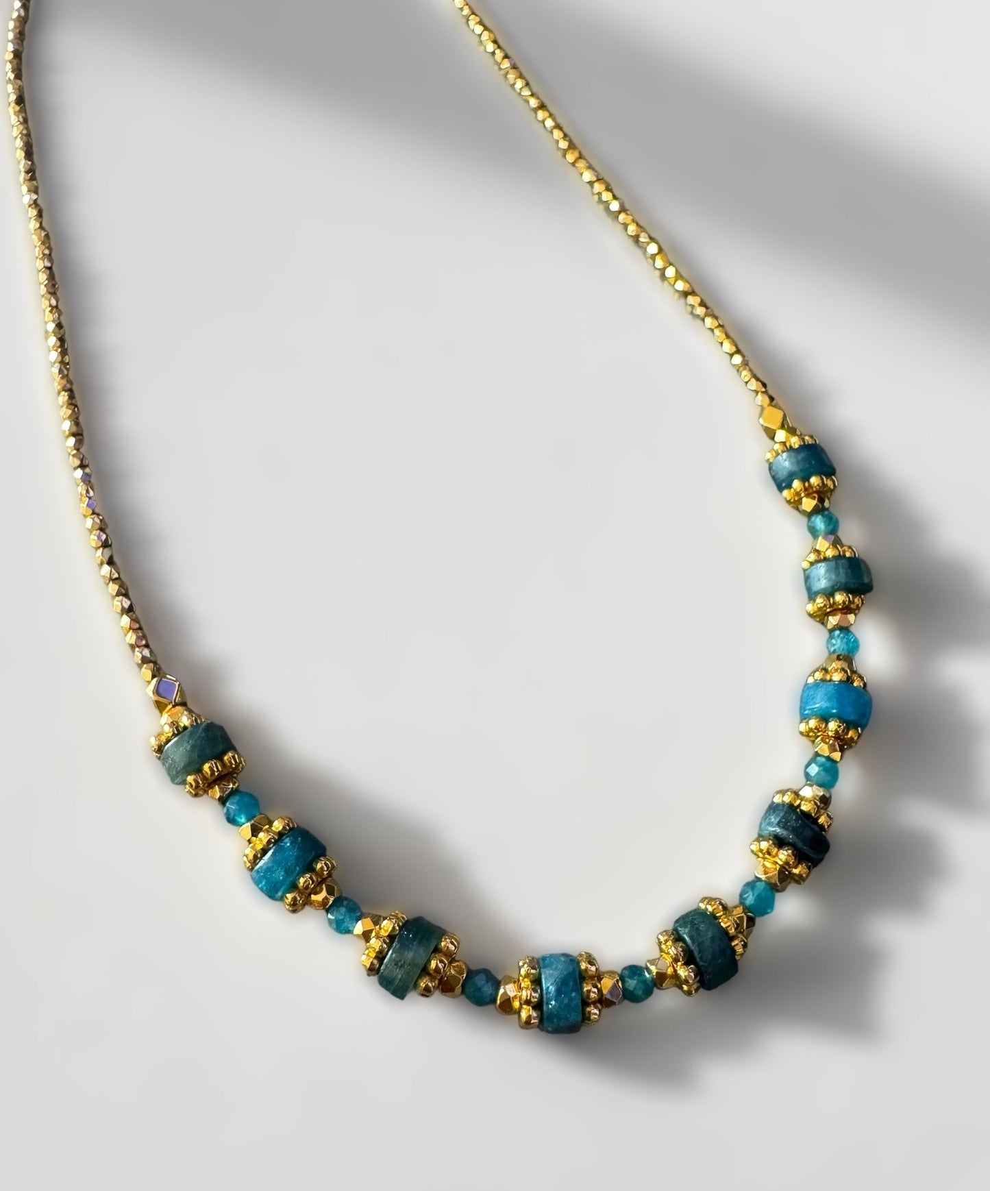 Collier Roma en Apatite