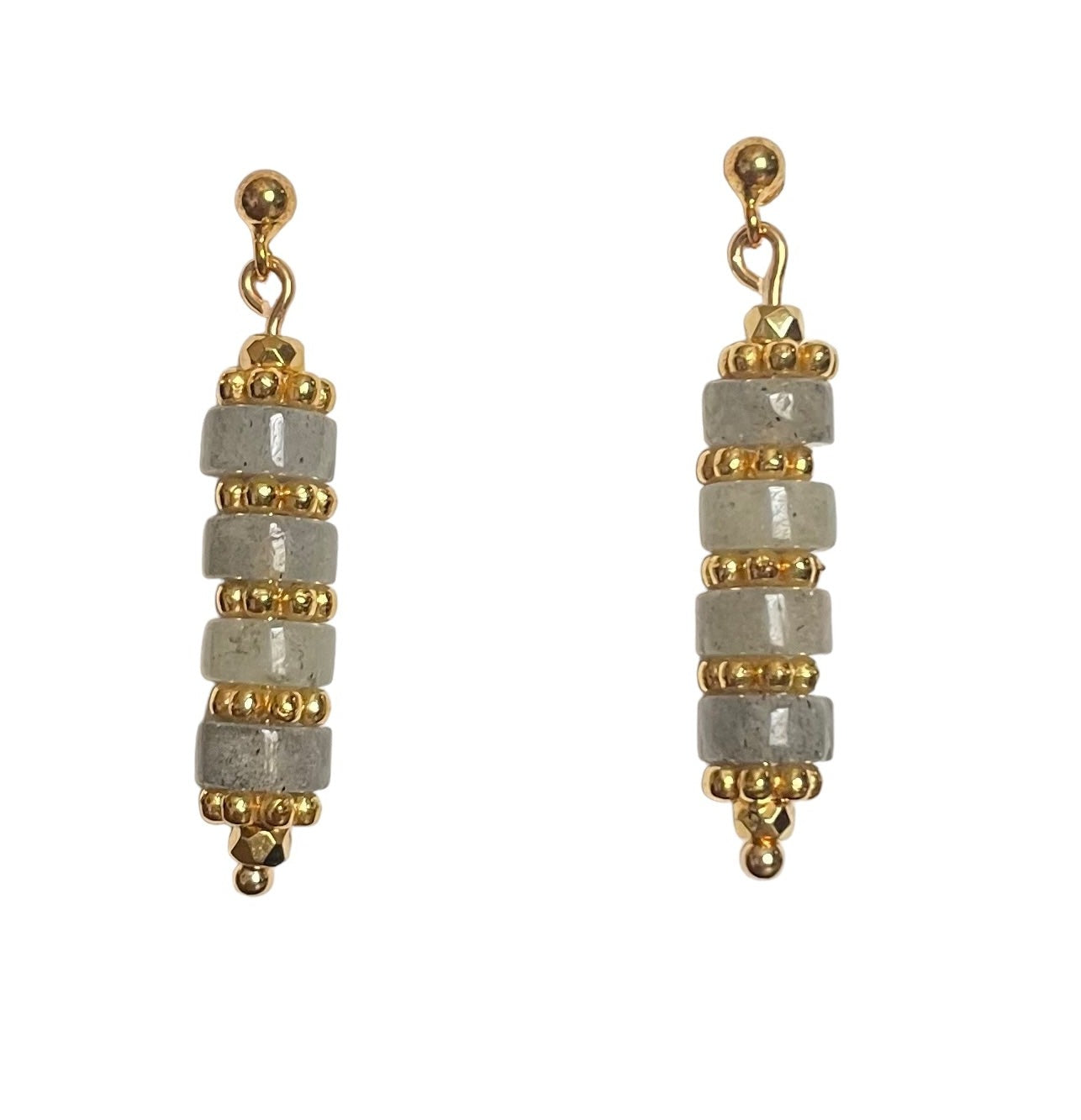 Boucles d'oreilles Roma en Labradorite