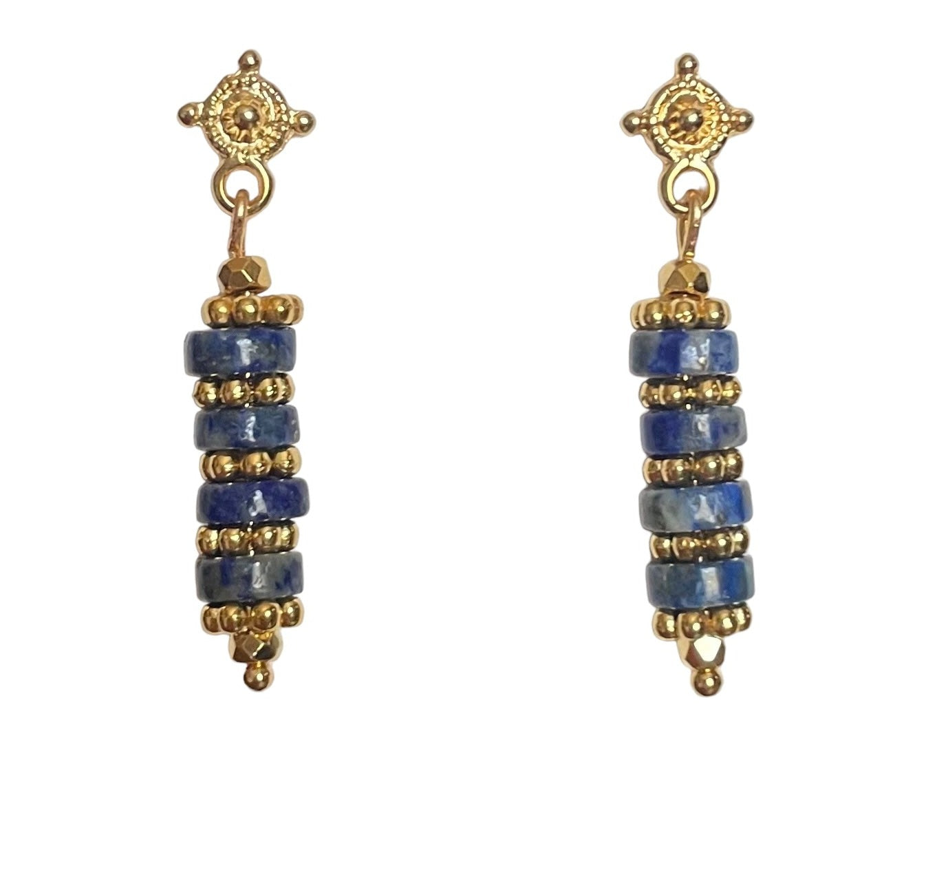 Boucles d'oreilles Roma en Lapis Lazuli