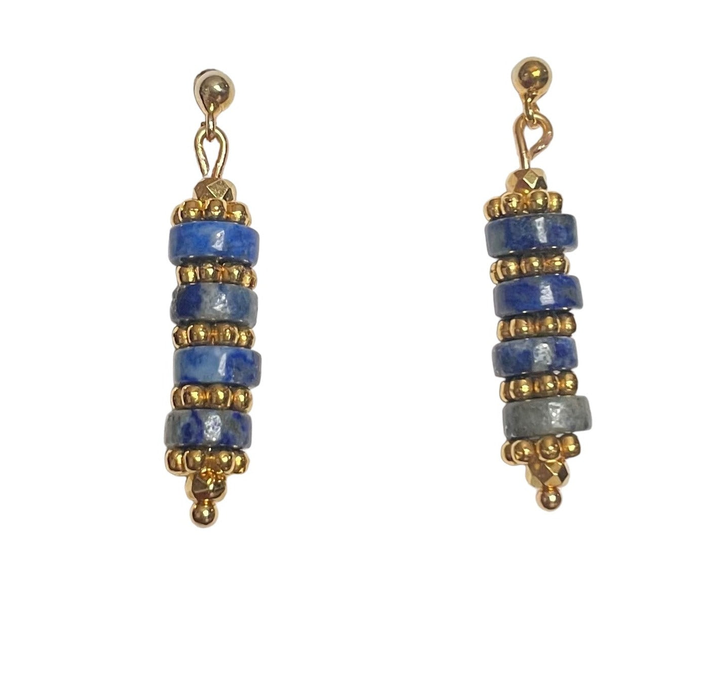 Boucles d'oreilles Roma en Lapis Lazuli