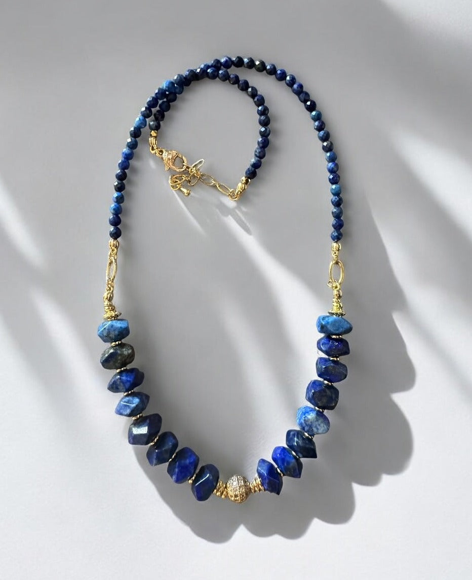 Collier Frida en Lapis lazuli