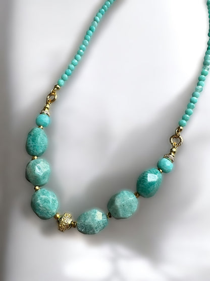 Collier Frida en Amazonite