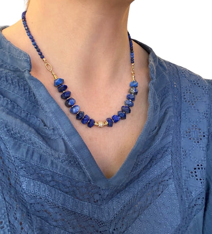 Collier Frida en Lapis lazuli