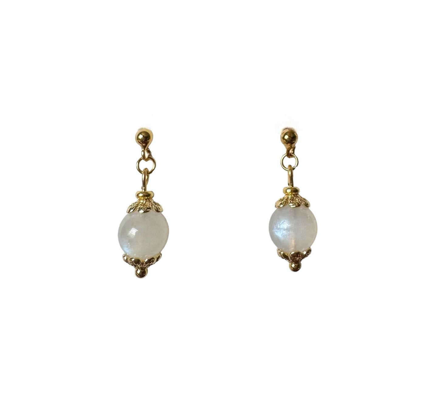 Boucles d'oreilles Luna en Pierre de lune