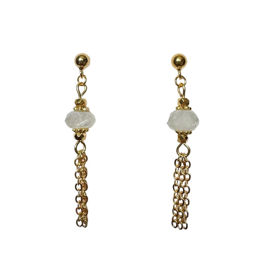 Boucles d'oreilles Bahia en Pierre de lune