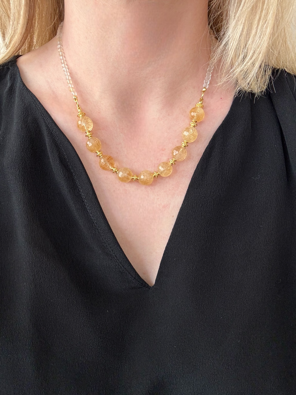 Collier Frida en Citrine
