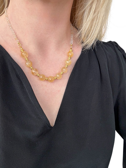 Collier Frida en Citrine