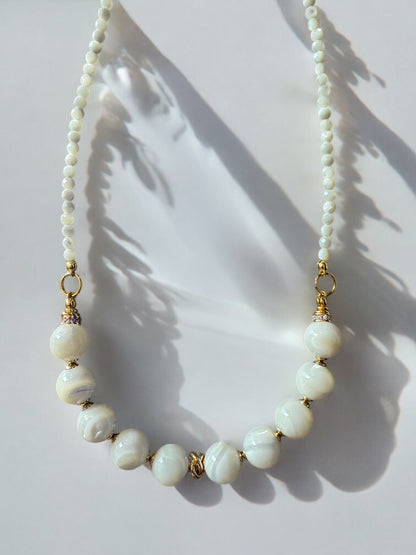 Collier Frida en Nacre blanche