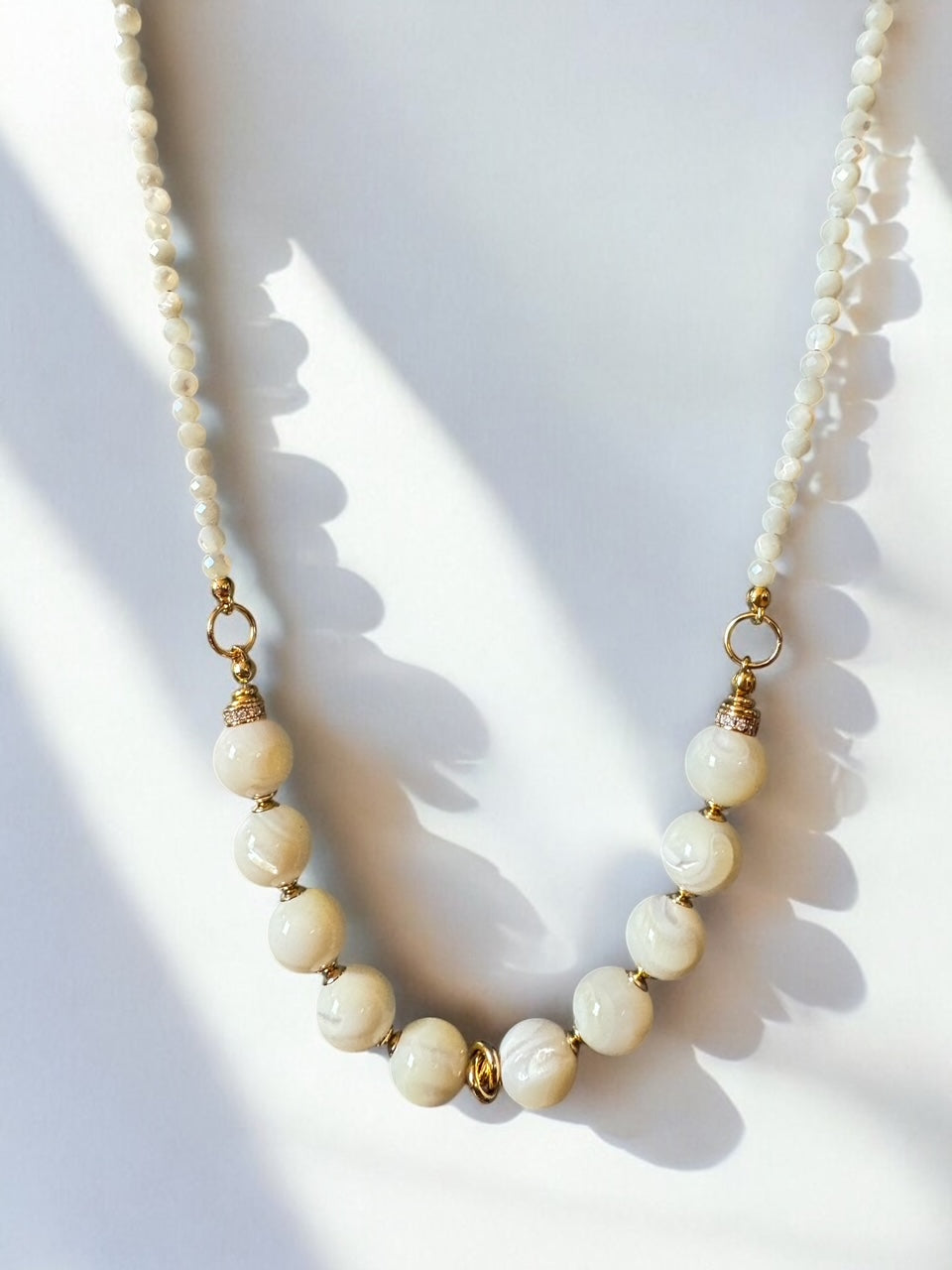 Collier Frida en Nacre blanche