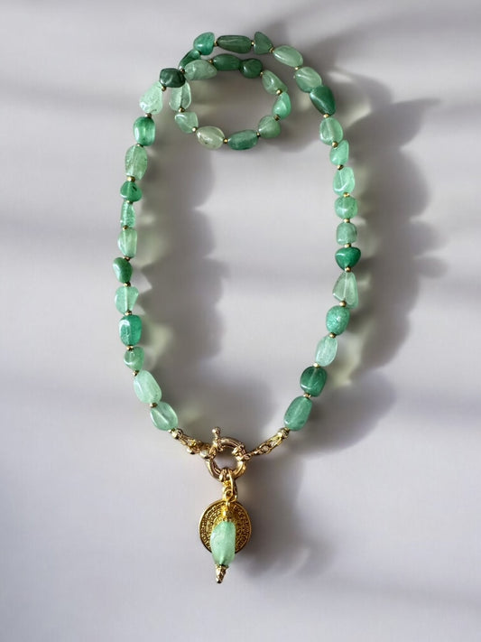 Collier Athena en Aventurine