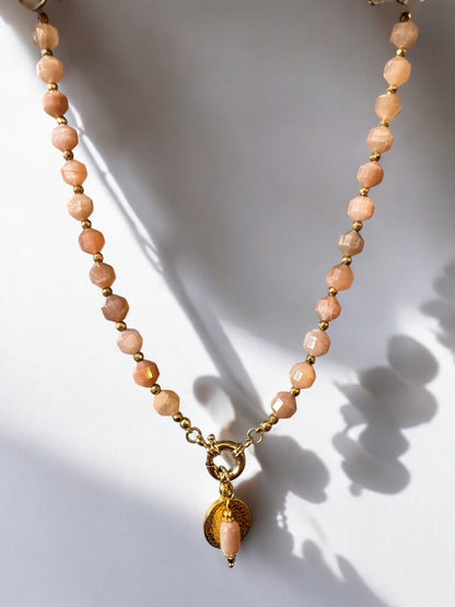 Collier Athena en Pierre de soleil