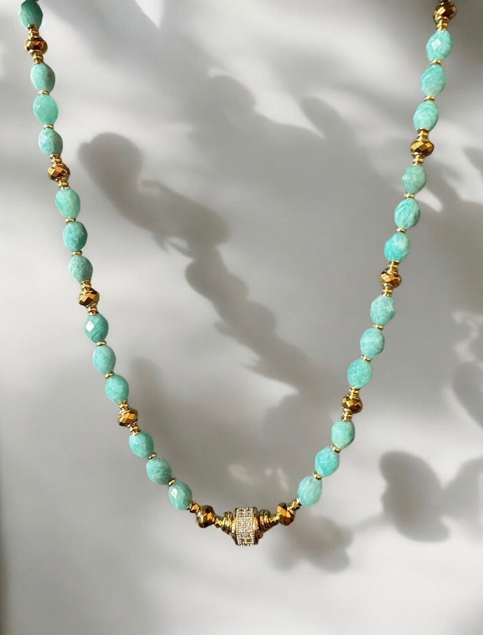 Collier Éclipse en Amazonite