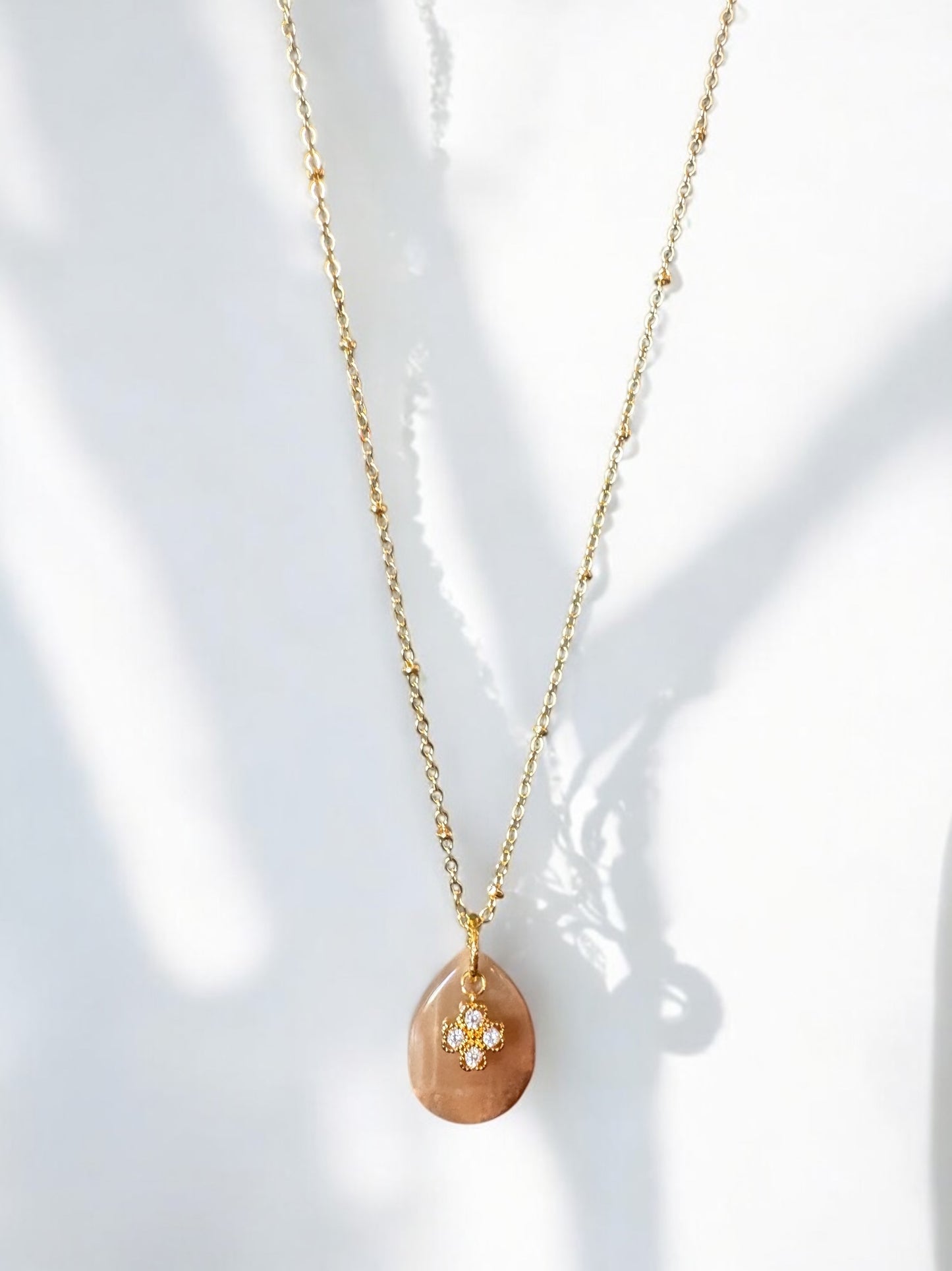 Pendentif Lumina en Pierre de soleil