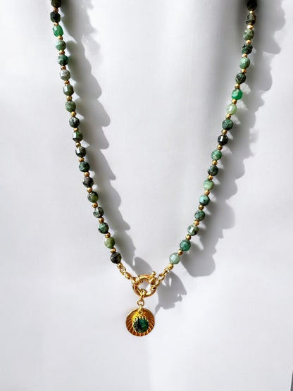 Collier Athena en Emeraude