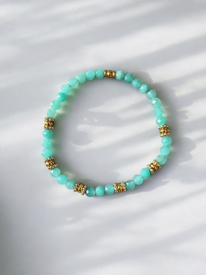 Bracelet Eden en Amazonite pierres fines