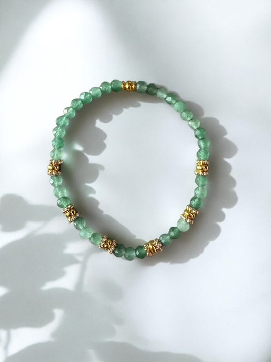 Bracelet Eden en Aventurine pierres fines