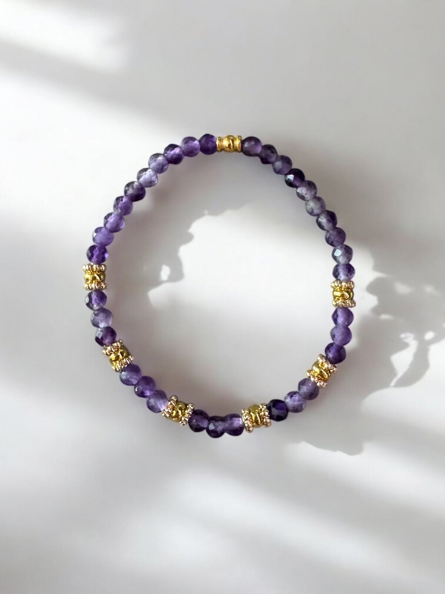 Bracelet Eden en Améthyste pierres fines