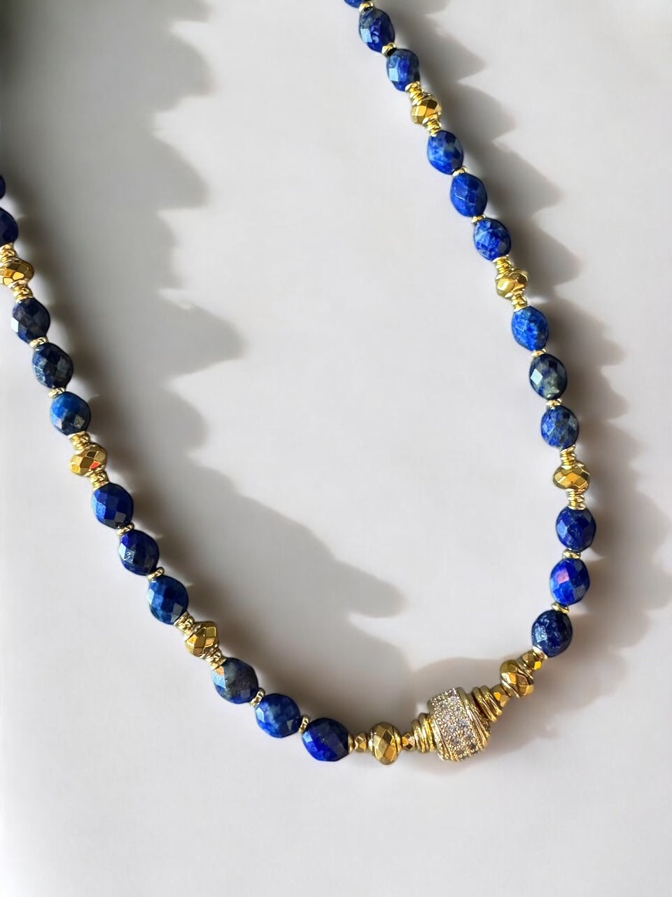 Collier Éclipse en Lapis lazuli