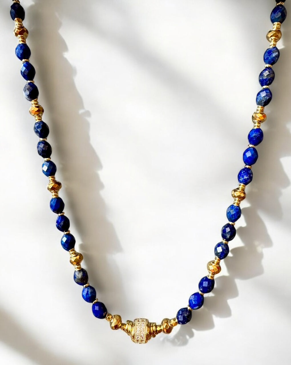 Collier Éclipse en Lapis lazuli