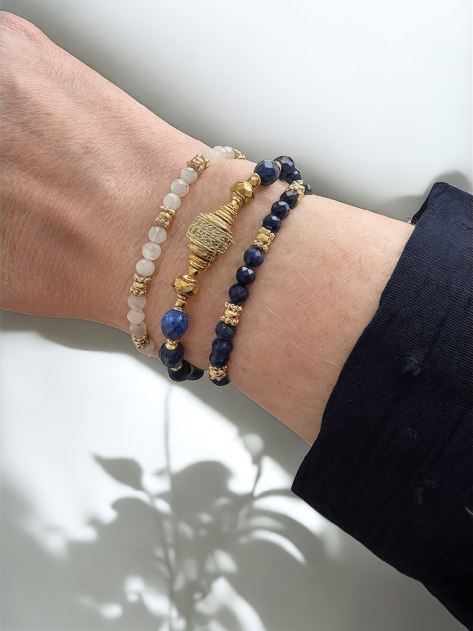 Bracelet Éclipse en Lapis lazuli