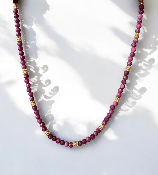 Collier Eden en Rubis pierres fines