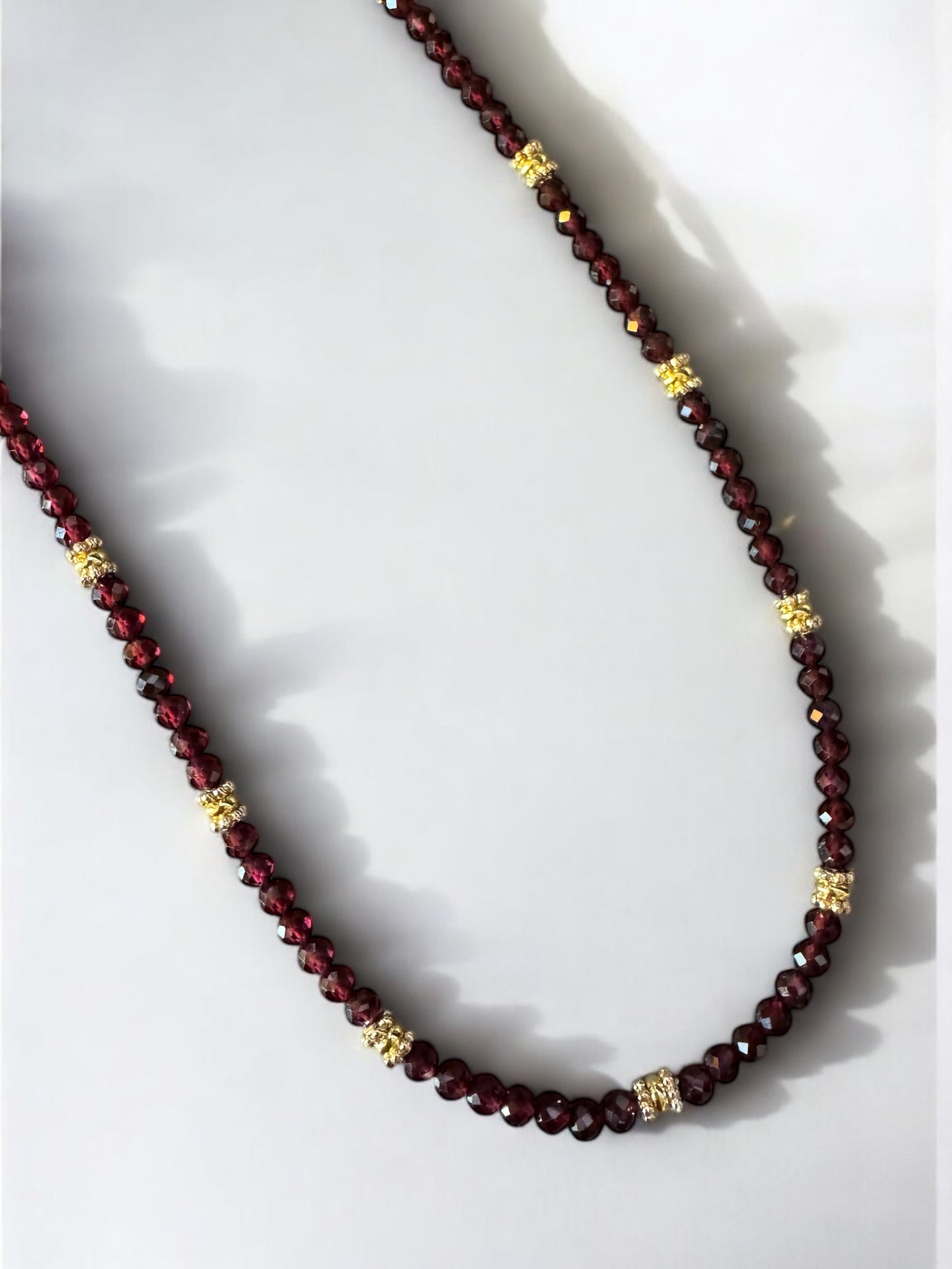 Collier Eden en Grenat pierres fines