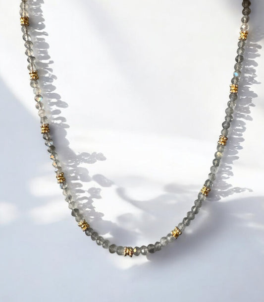 Collier Eden en Labradorite pierres fines