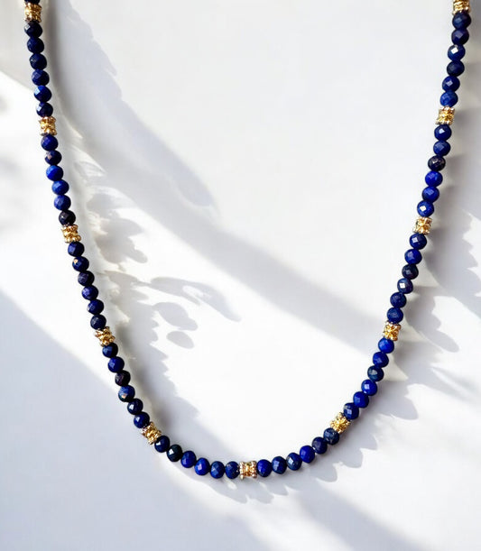 Collier Eden en Lapis lazuli pierres fines