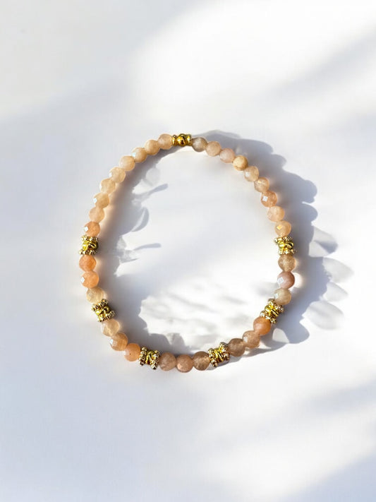 Bracelet Eden en Pierre de soleil pierres fines