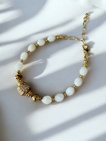Bracelet Éclipse en Pierre de lune